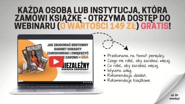 Książka "Niezależny Doradca Zawodowy" + webinar o pieniądzach i zarabianiu