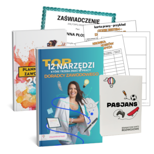 Zestaw Ebook TOP 12 narzędzi w pracy doradcy zawodowego + Karty PASJAns + bonusy 6 top12